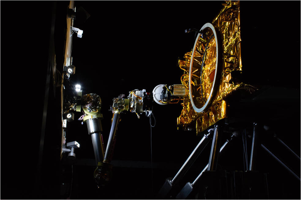 Lights-out grapple testing of OSAM-1’s Robotic Servicing Arm